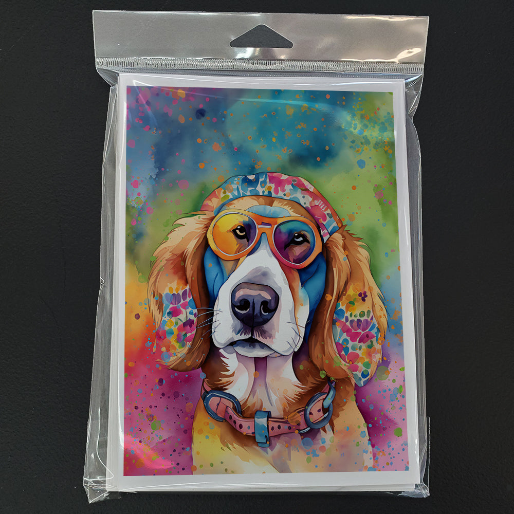 Hippie Dawg Greeting Cards Pack of 8