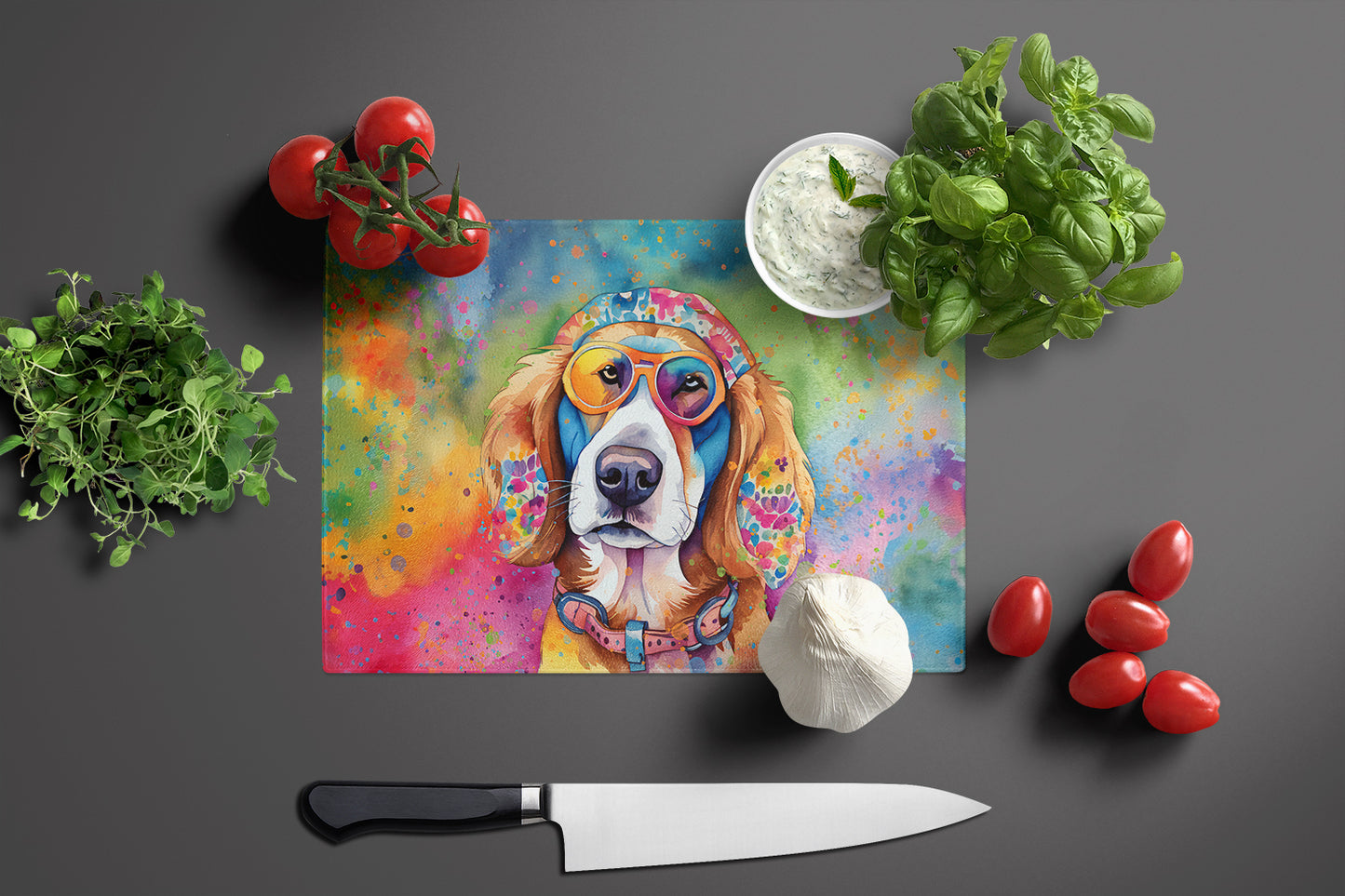 Hippie Dawg Glass Cutting Board