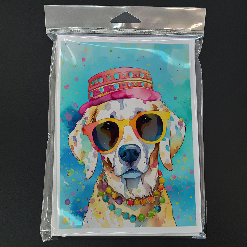 Hippie Dawg Greeting Cards Pack of 8