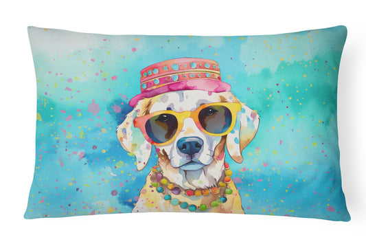 Buy this Hippie Dawg Throw Pillow