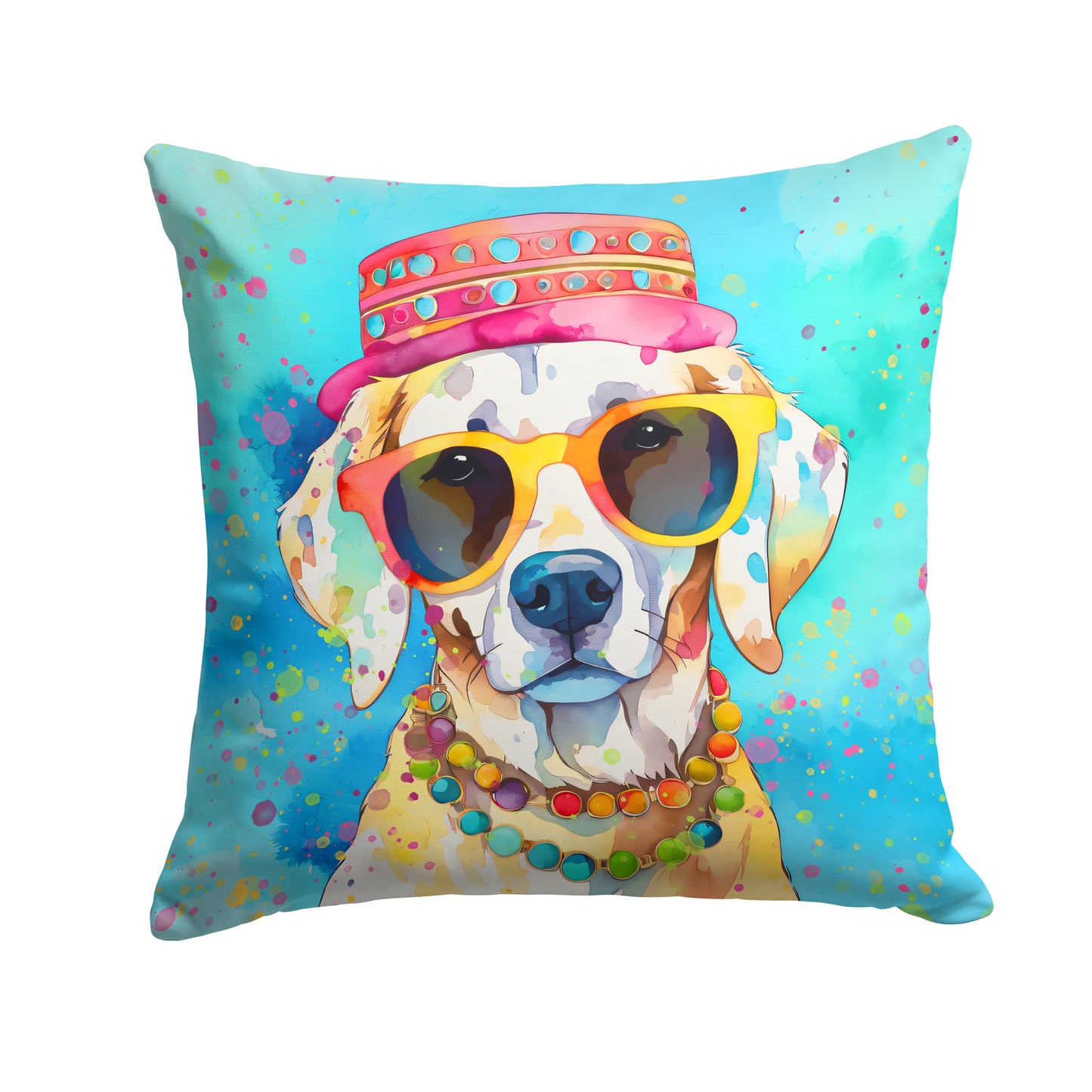 Buy this Hippie Dawg Throw Pillow