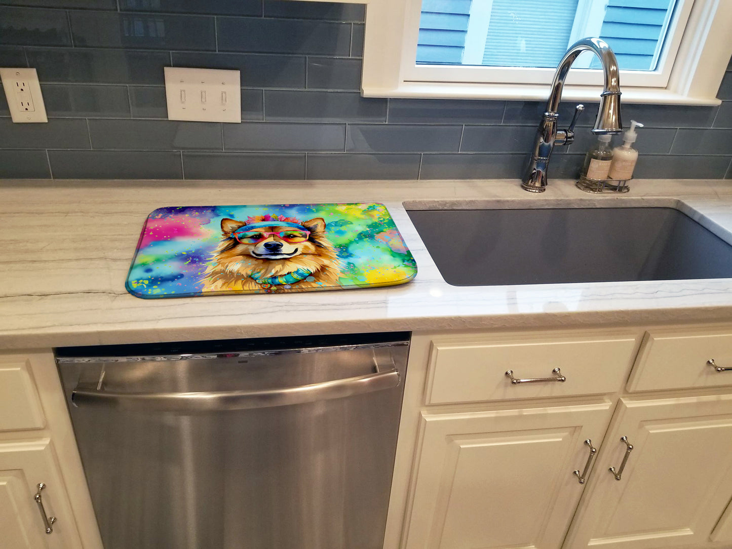 Hippie Dawg Dish Drying Mat
