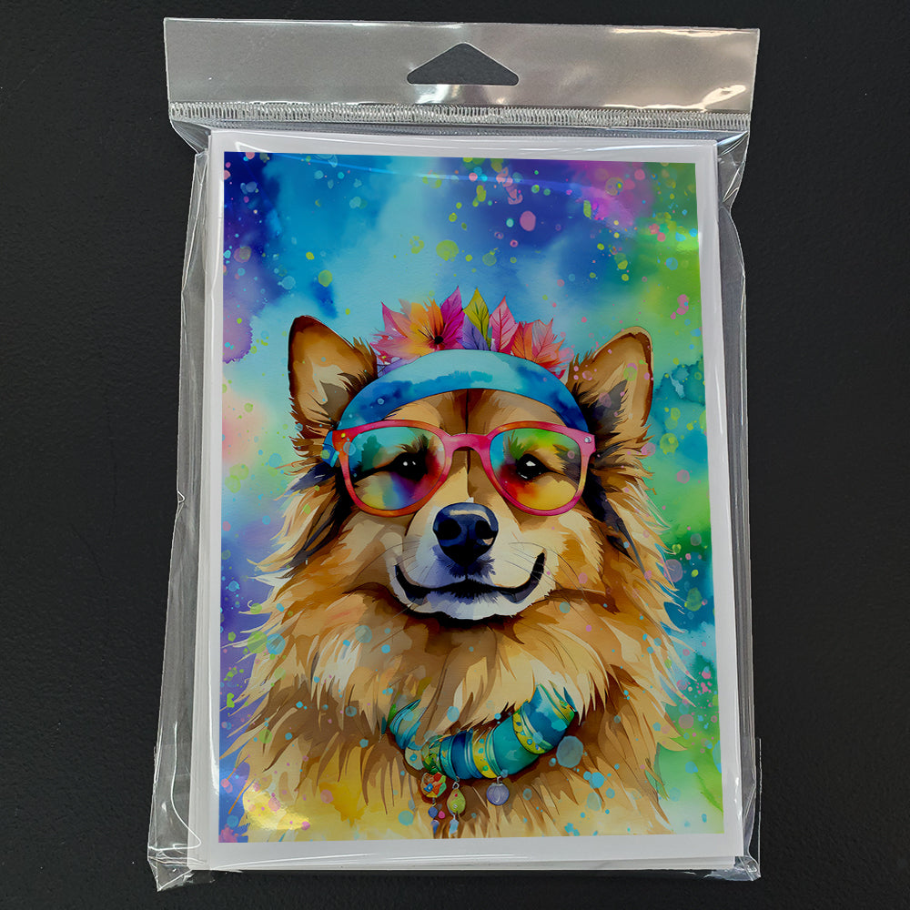 Hippie Dawg Greeting Cards Pack of 8