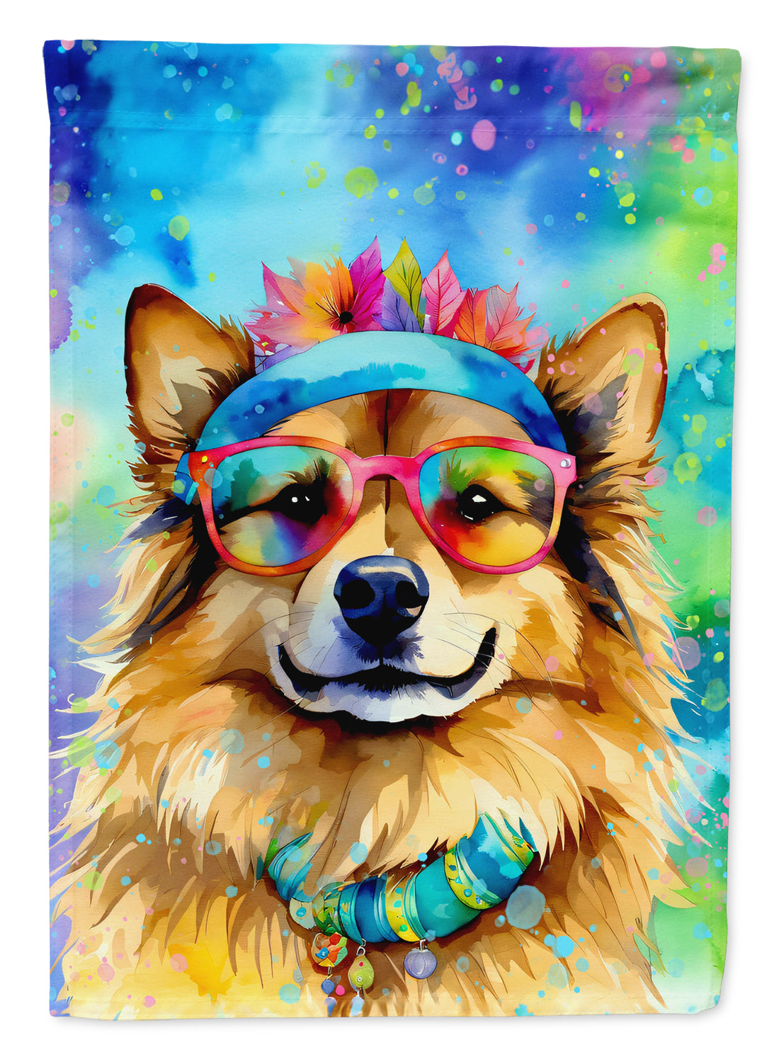 Buy this Hippie Dawg Garden Flag