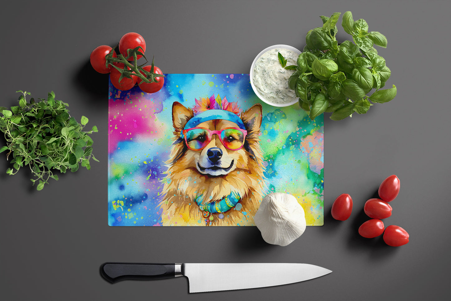 Hippie Dawg Glass Cutting Board