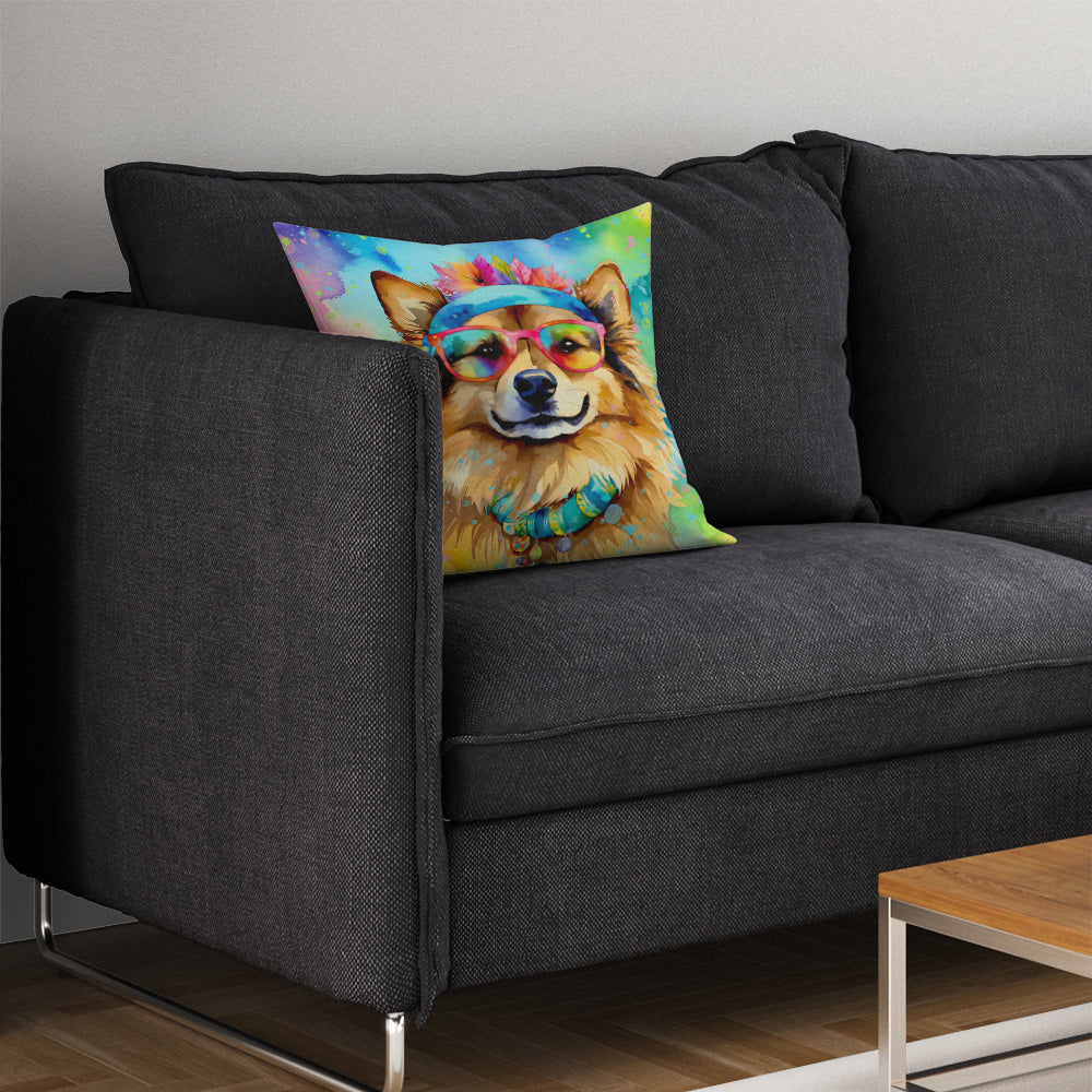 Hippie Dawg Throw Pillow