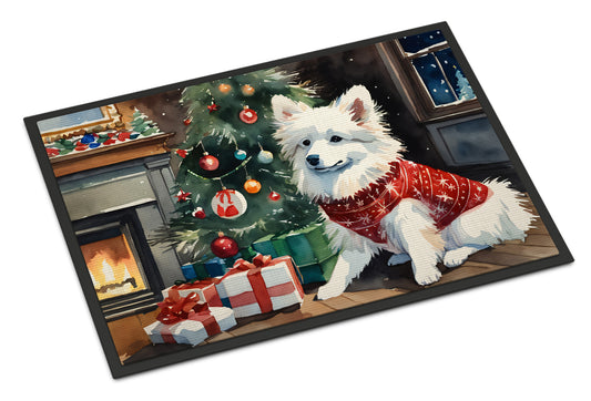 Buy this American Eskimo Cozy Christmas Doormat