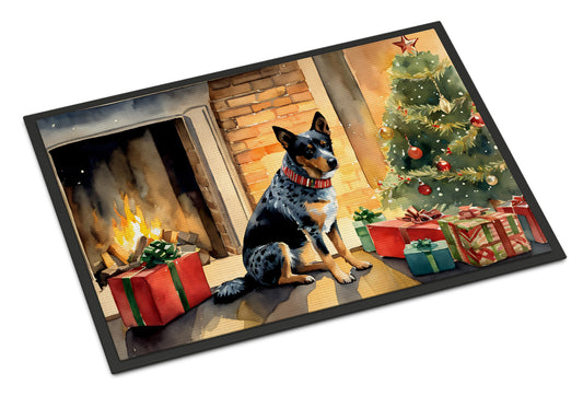 Buy this Australian Cattle Dog Cozy Christmas Doormat