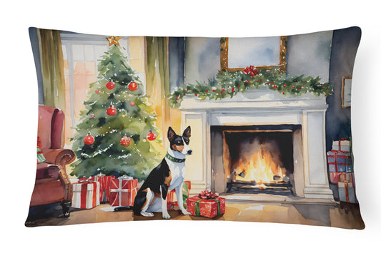 Buy this Basenji Cozy Christmas Throw Pillow