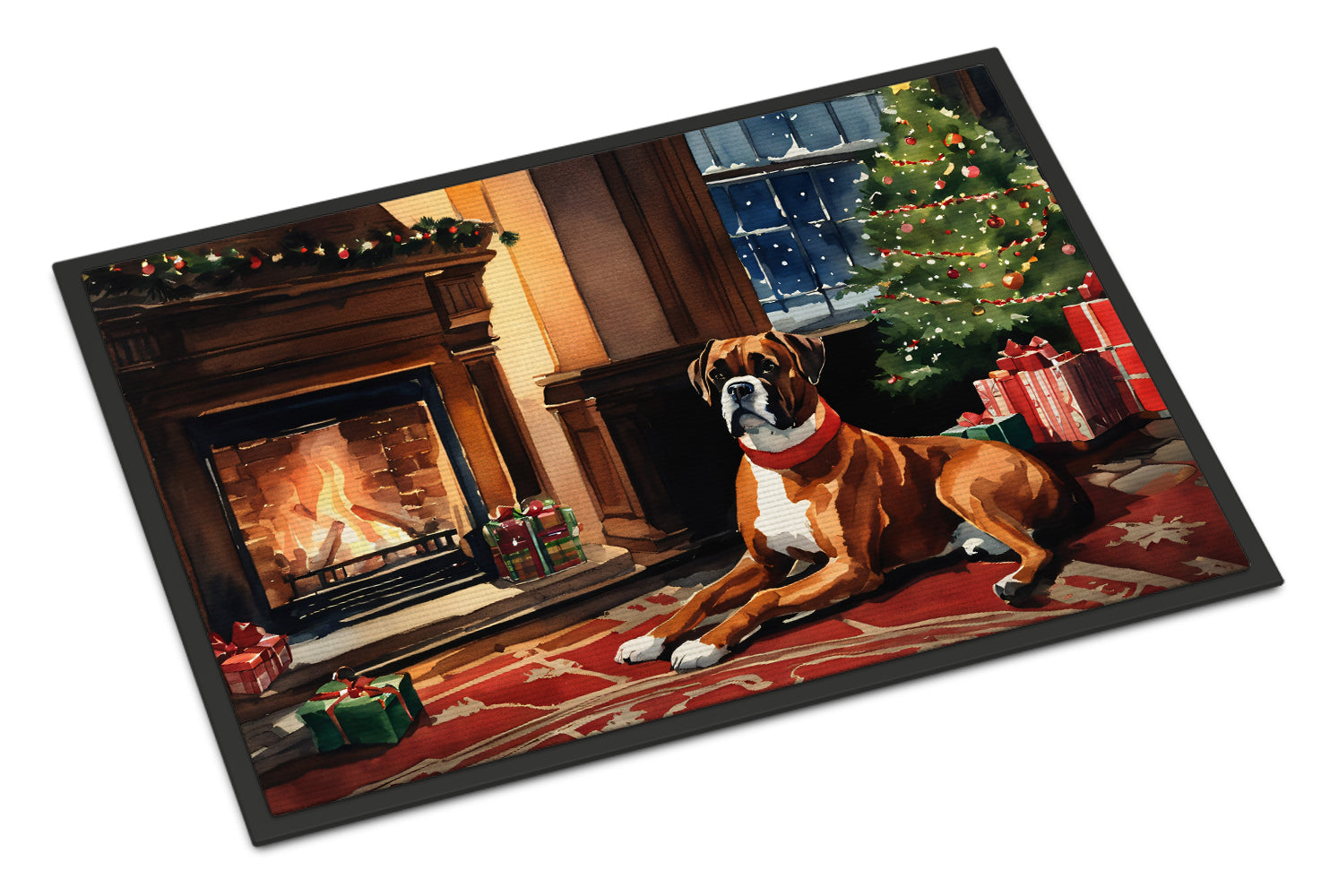 Buy this Boxer Cozy Christmas Doormat