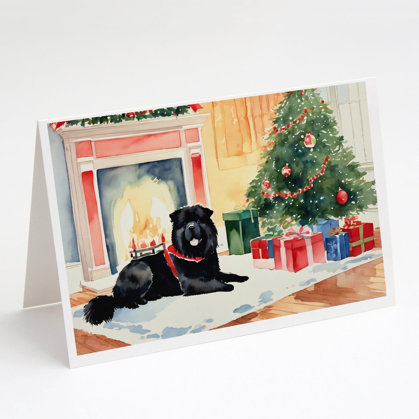 Buy this Chow Chow Cozy Christmas Greeting Cards Pack of 8