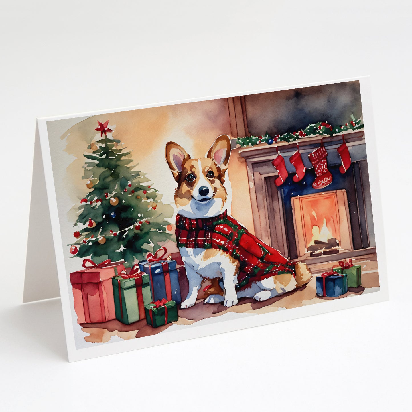 Buy this Corgi Cozy Christmas Greeting Cards Pack of 8