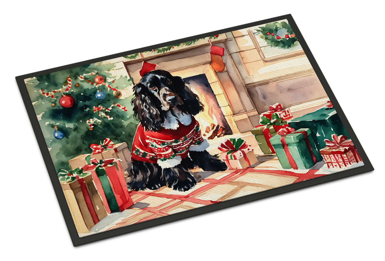 Buy this English Cocker Spaniel Cozy Christmas Doormat