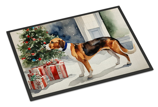 Buy this English Foxhound Cozy Christmas Doormat