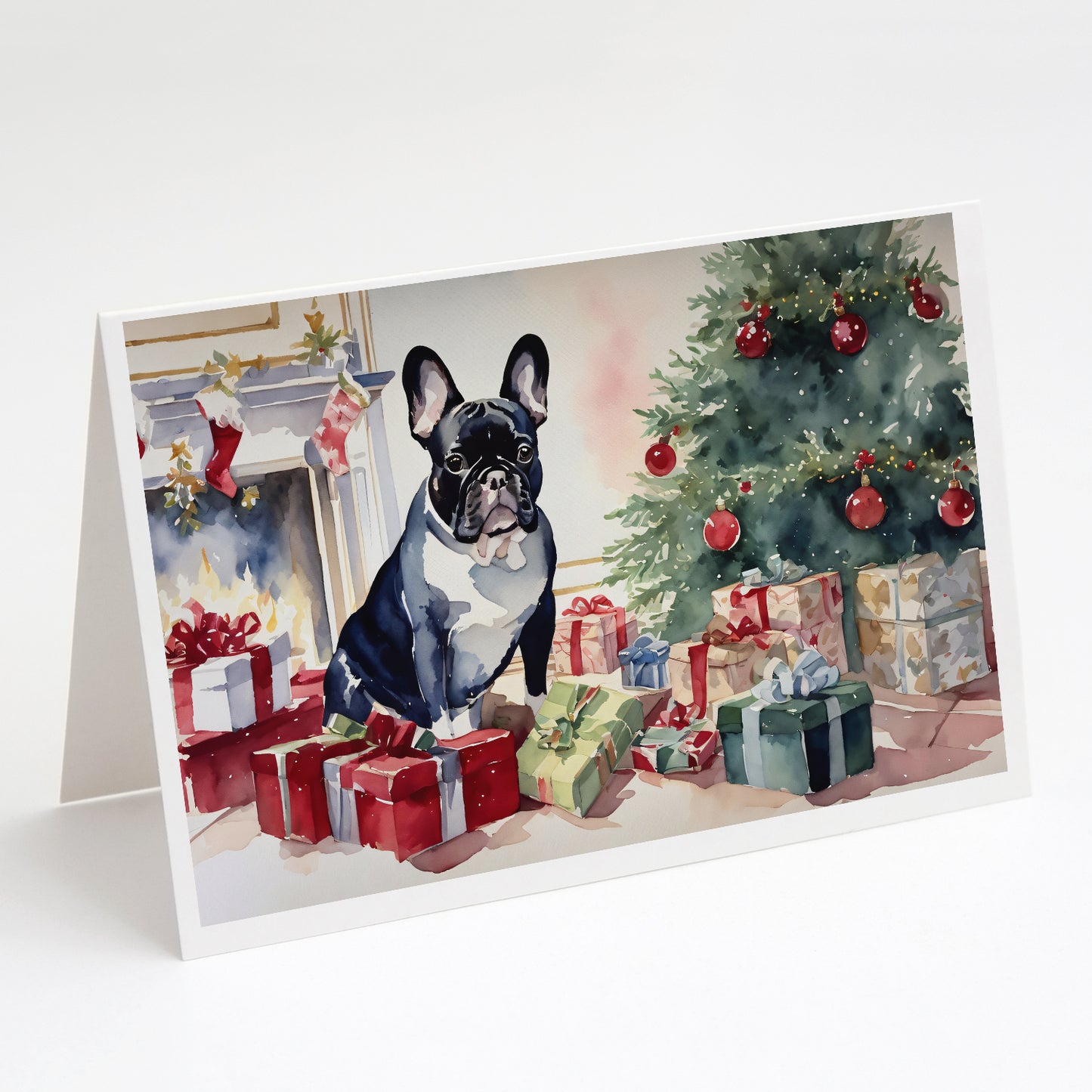 Buy this French Bulldog Cozy Christmas Greeting Cards Pack of 8