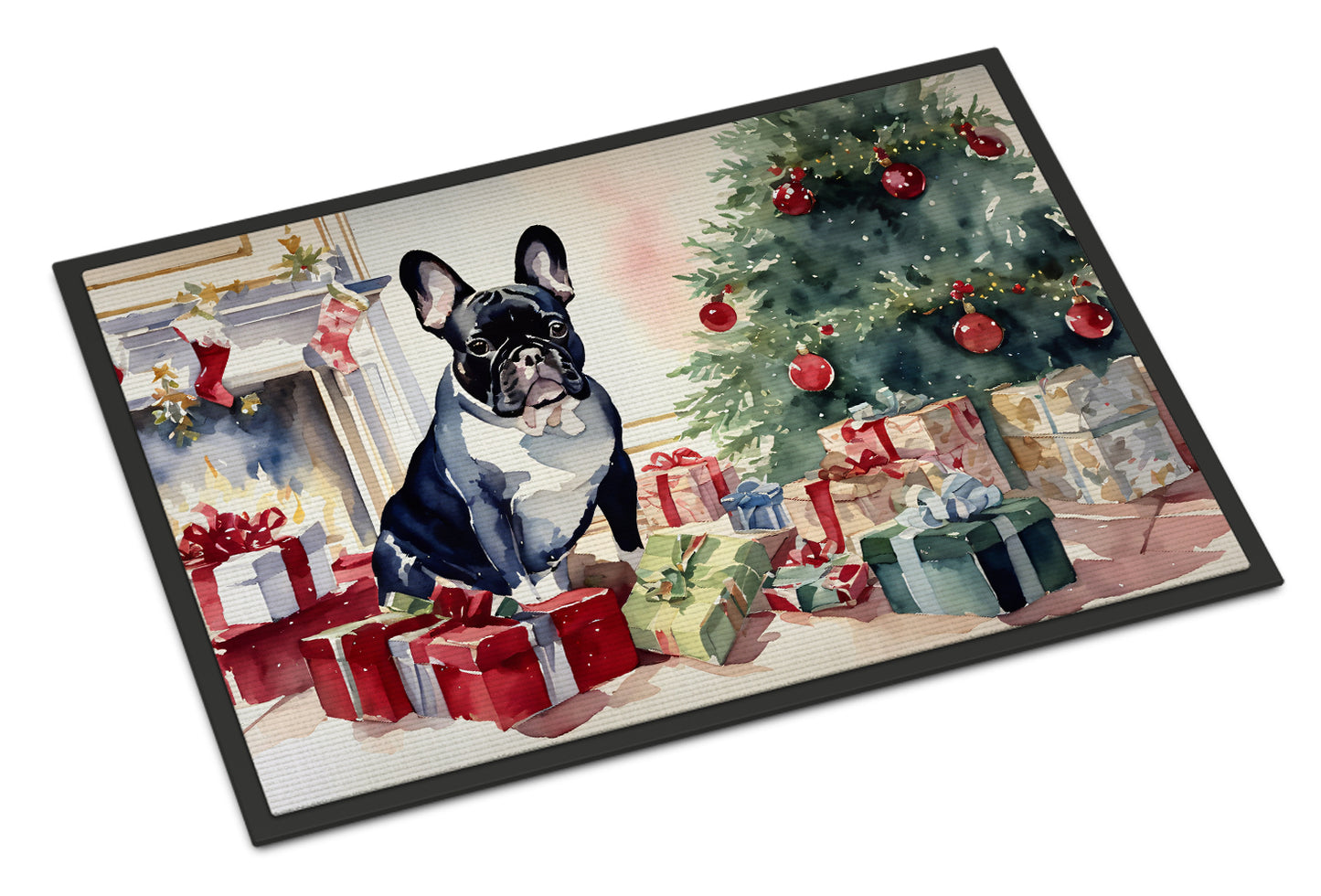 Buy this French Bulldog Cozy Christmas Doormat