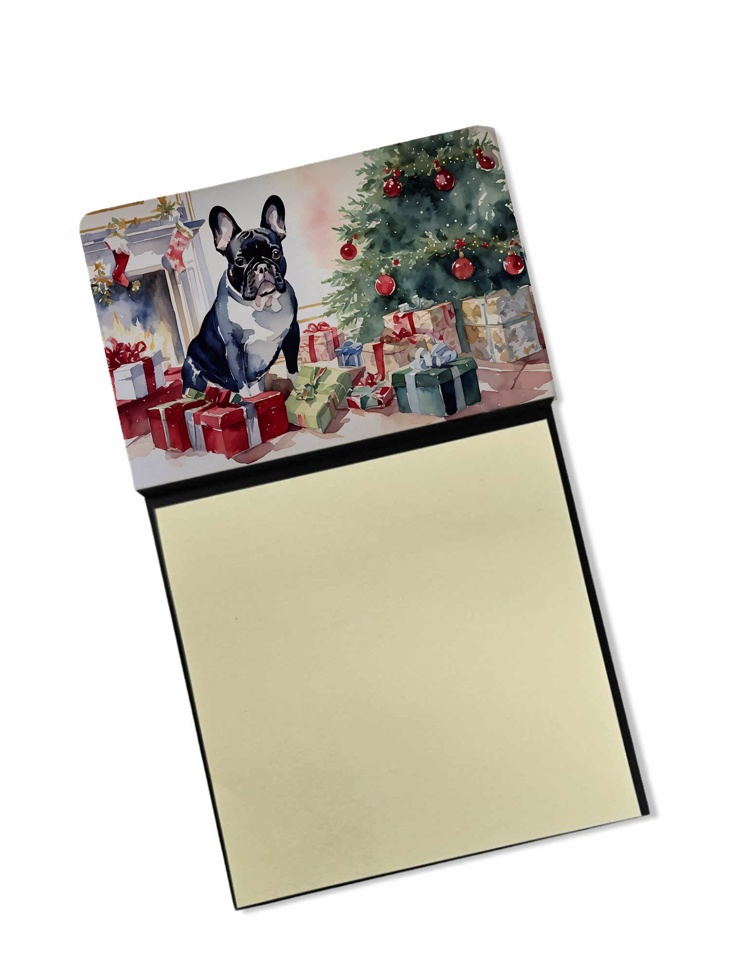 Buy this French Bulldog Cozy Christmas Sticky Note Holder