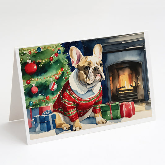 Buy this French Bulldog Cozy Christmas Greeting Cards Pack of 8