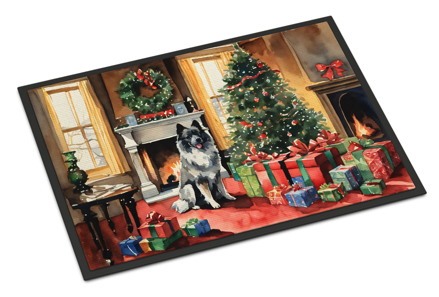 Buy this Keeshond Cozy Christmas Doormat