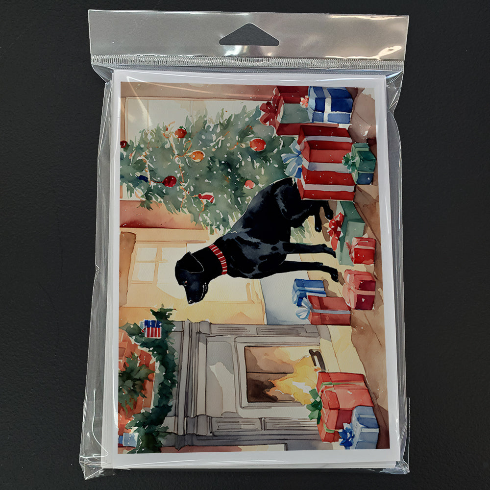 Labrador Retriever Cozy Christmas Greeting Cards Pack of 8