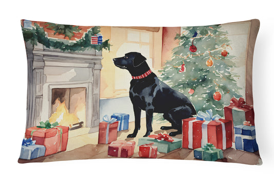 Buy this Labrador Retriever Cozy Christmas Throw Pillow