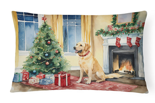 Buy this Labrador Retriever Cozy Christmas Throw Pillow