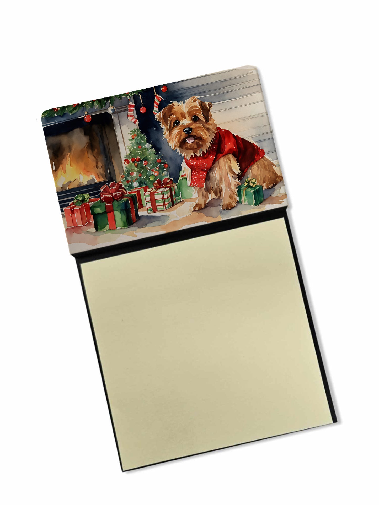 Buy this Norfolk Terrier Cozy Christmas Sticky Note Holder