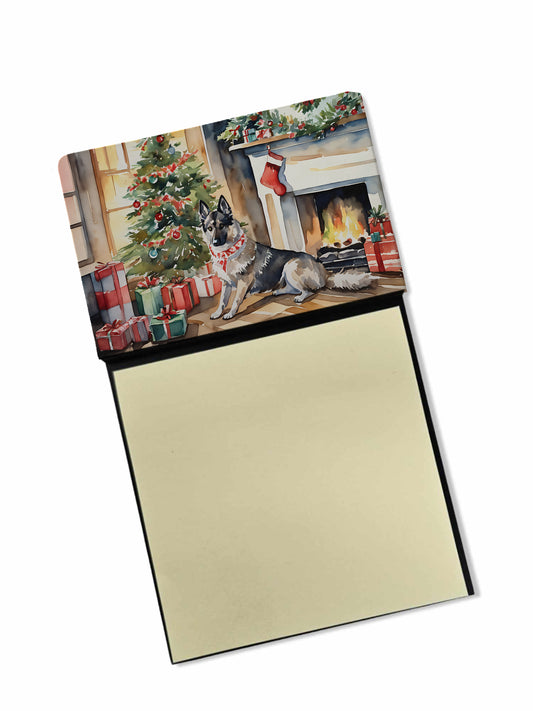 Buy this Norwegian Elkhound Cozy Christmas Sticky Note Holder