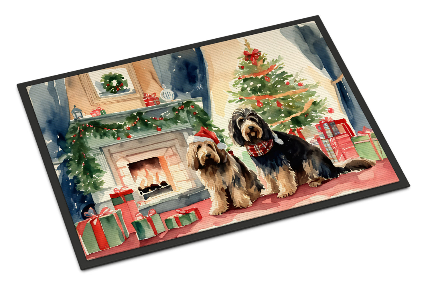 Buy this Otterhound Cozy Christmas Doormat