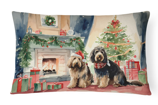 Buy this Otterhound Cozy Christmas Throw Pillow