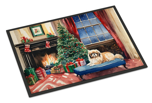 Buy this Pekingese Cozy Christmas Doormat