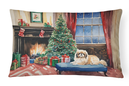 Buy this Pekingese Cozy Christmas Throw Pillow