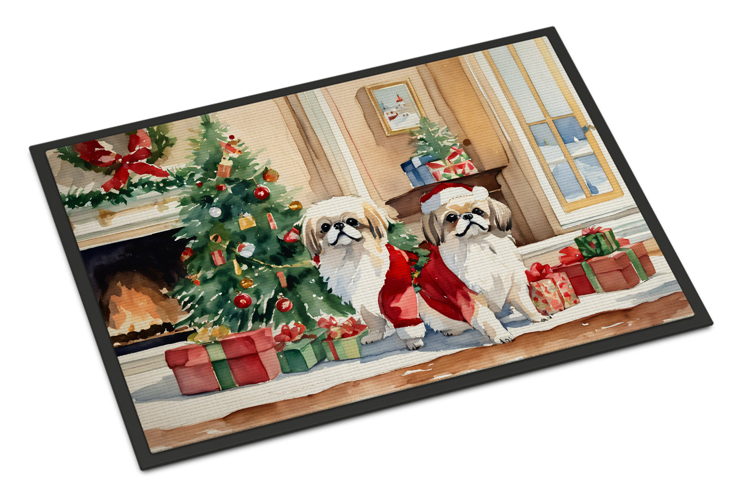 Buy this Pekingese Cozy Christmas Doormat