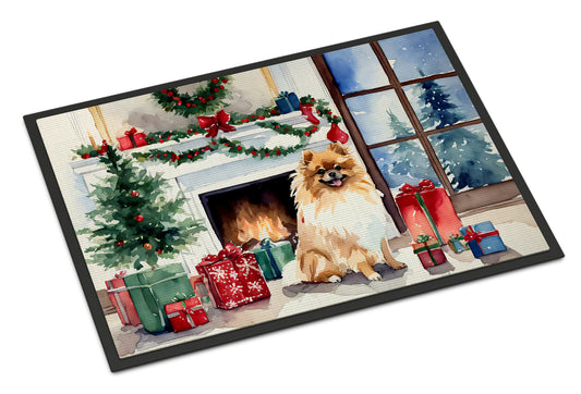 Buy this Pomeranian Cozy Christmas Doormat