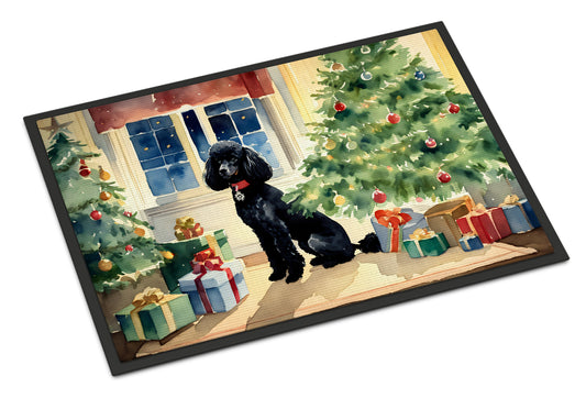 Buy this Poodle Cozy Christmas Doormat