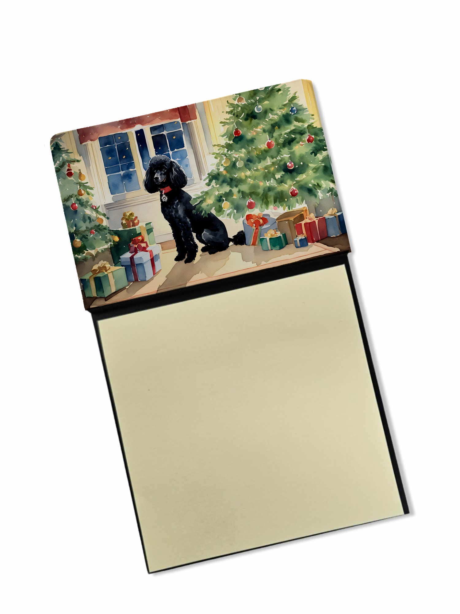 Buy this Poodle Cozy Christmas Sticky Note Holder