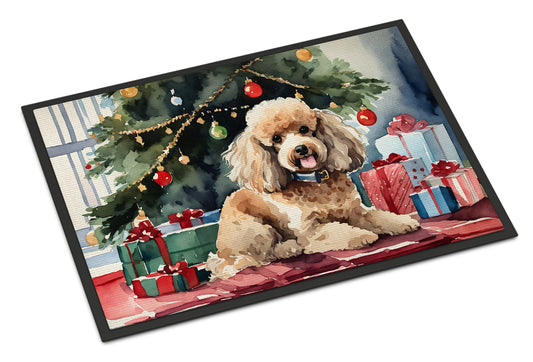 Buy this Poodle Cozy Christmas Doormat