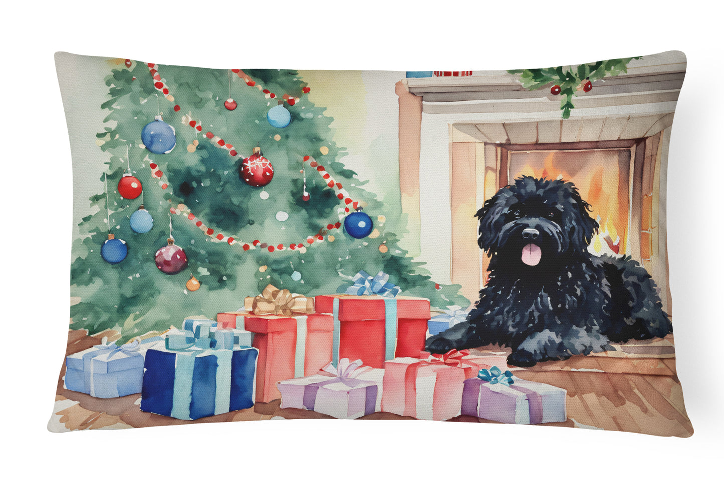 Buy this Puli Cozy Christmas Throw Pillow