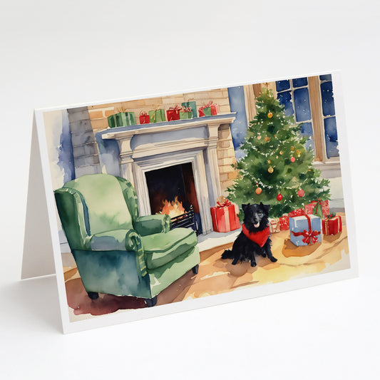 Buy this Schipperke Cozy Christmas Greeting Cards Pack of 8