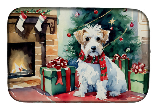 Buy this Sealyham Terrier Cozy Christmas Dish Drying Mat