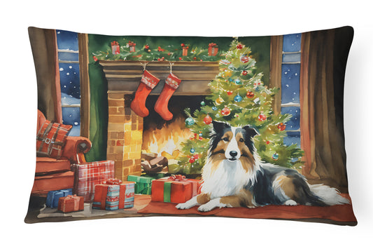 Buy this Sheltie Cozy Christmas Throw Pillow