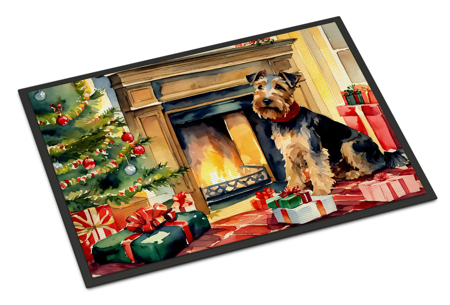 Buy this Welsh Terrier Cozy Christmas Doormat