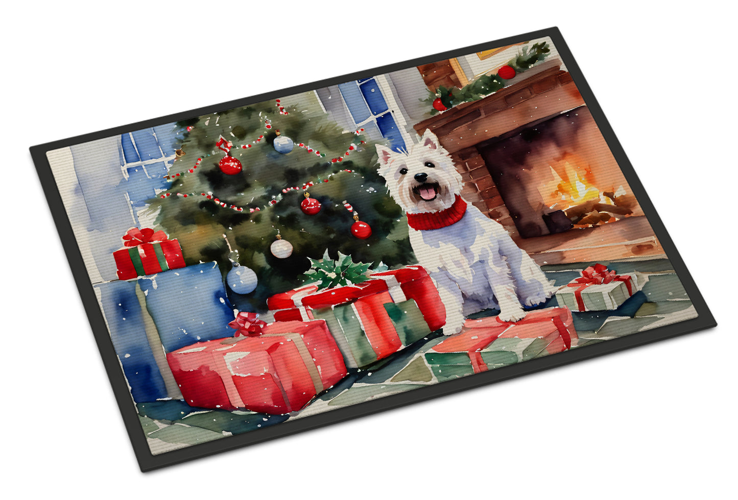 Buy this Westie Cozy Christmas Doormat