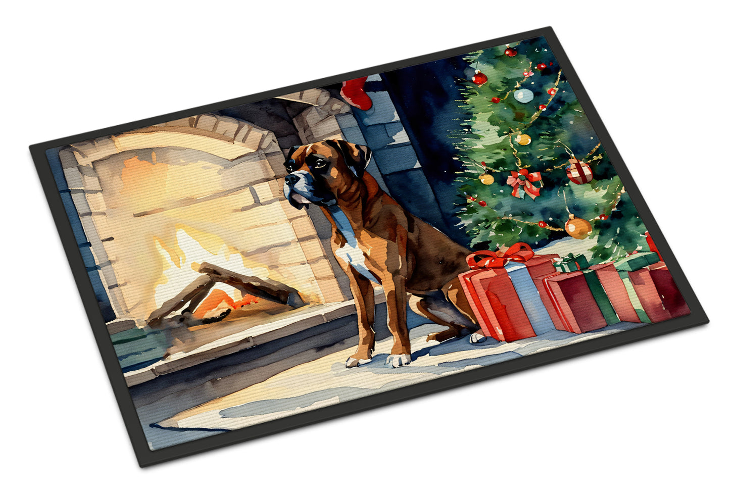 Buy this Boxer Cozy Christmas Doormat