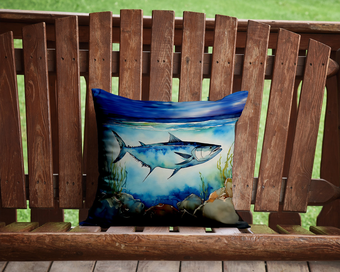 Bluefin Tuna Throw Pillow