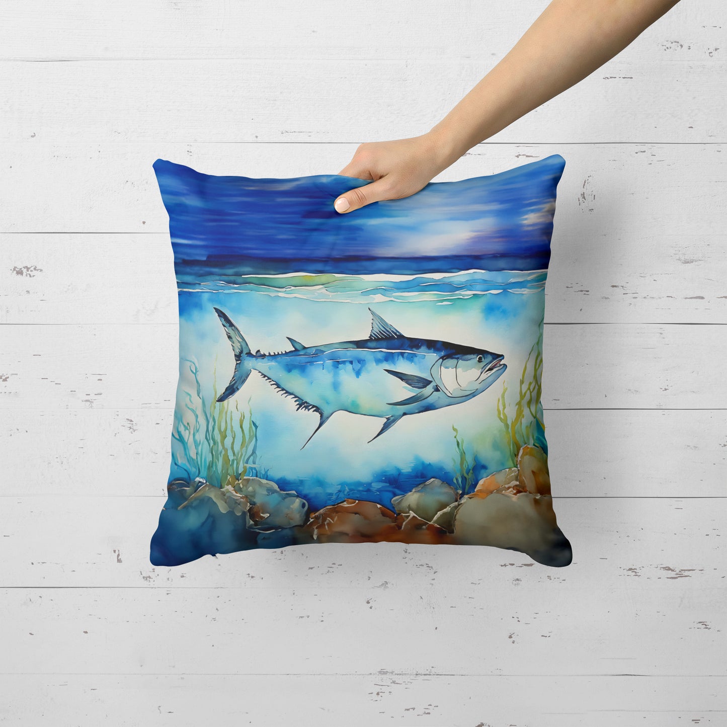 Bluefin Tuna Throw Pillow