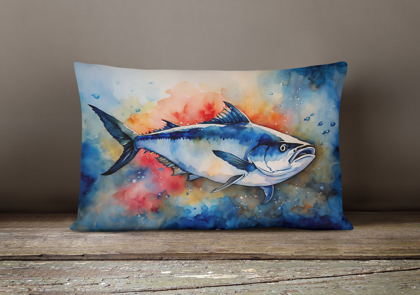 Bluefin Tuna Throw Pillow