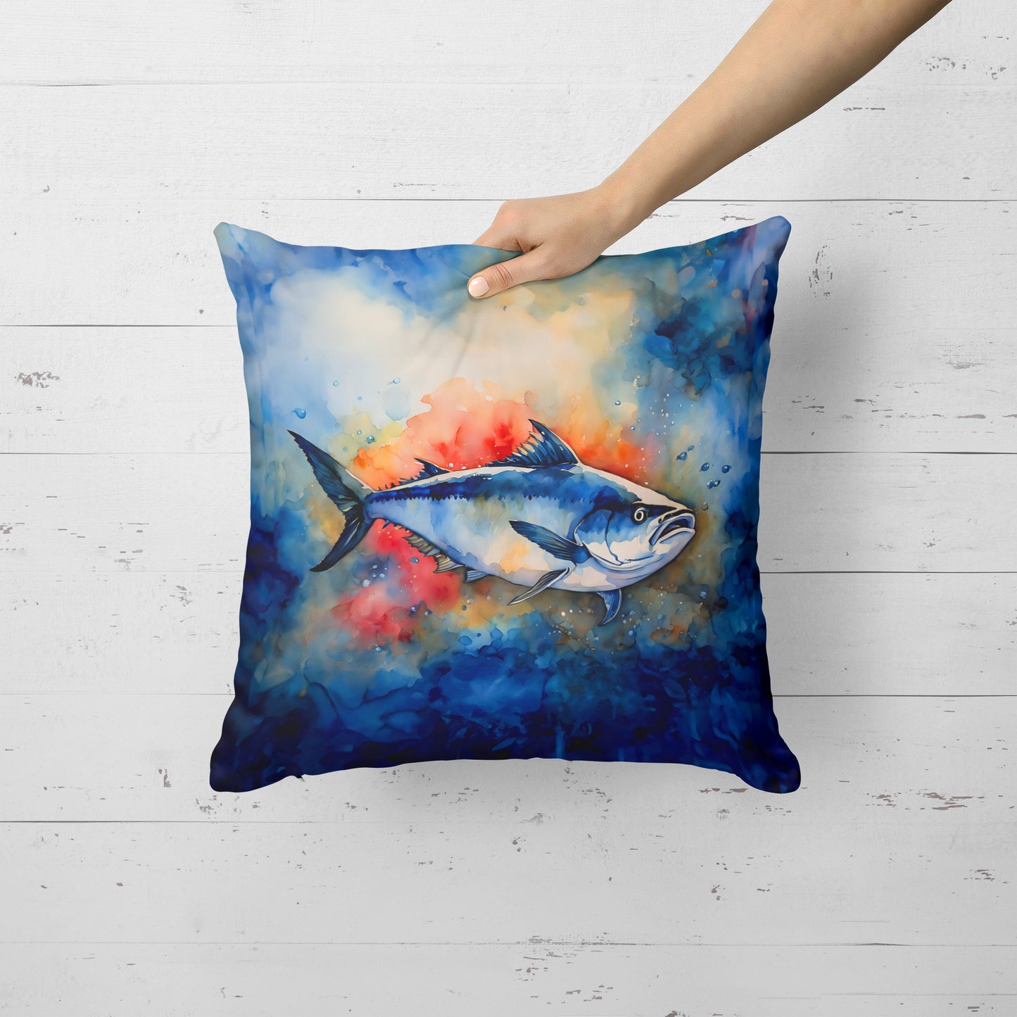 Bluefin Tuna Throw Pillow