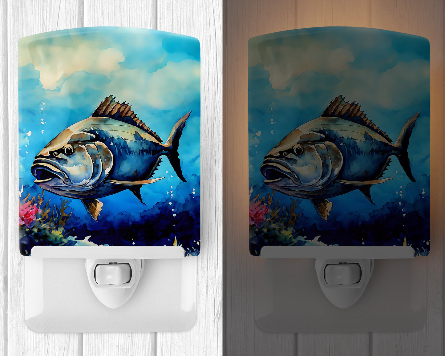 Bluefin Tuna Ceramic Night Light