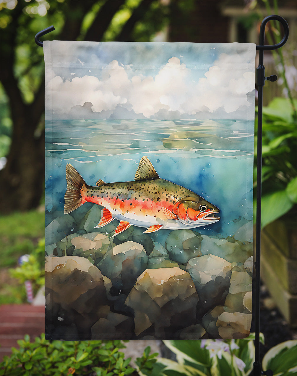 Brook Trout Garden Flag